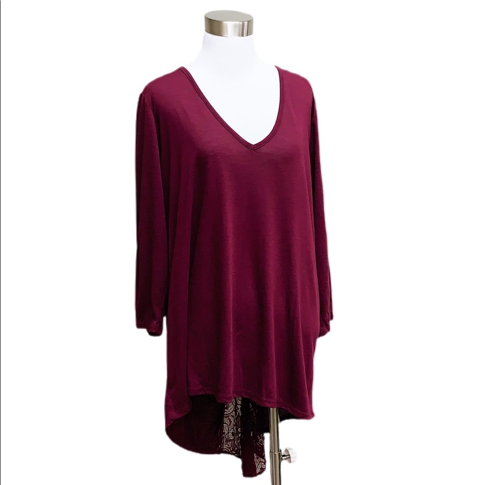 Torrid lace back tunic
